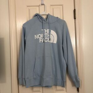 North face blue hoodie